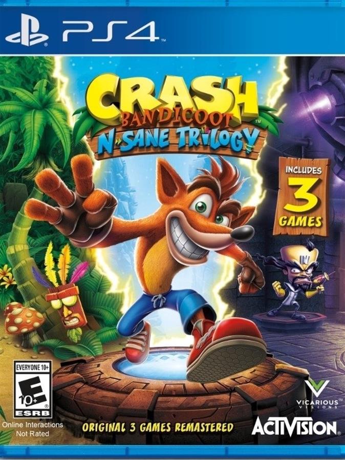 PS4 - CRASH BANDICOOT N´SANE TRILOGY