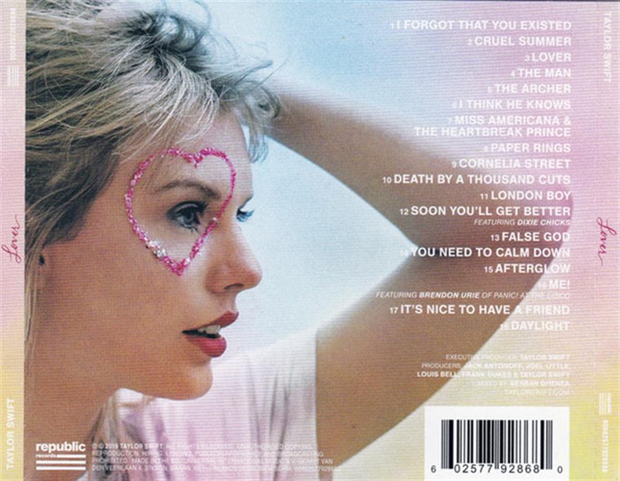Cd - Taylor Swift - Lover