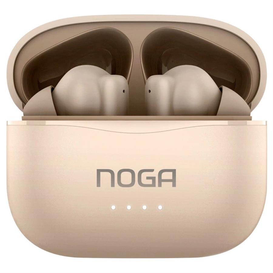 AURICULAR BLUETOOTH NOGA BTWINS 44 - BEIGE